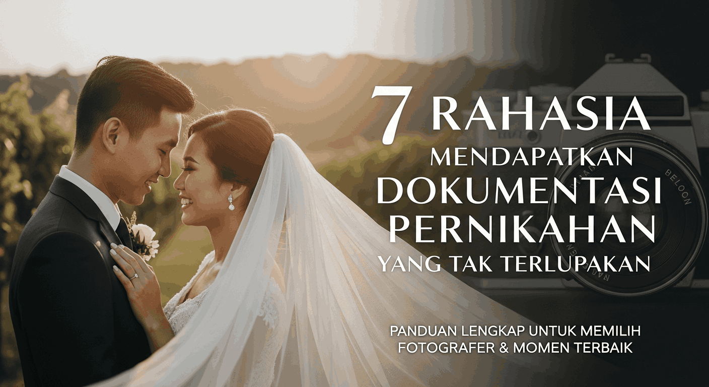 7 Rahasia Mendapatkan Dokumentasi Pernikahan yang Tak Terlupakan 7 Rahasia Mendapatkan Dokumentasi Pernikahan yang Tak Terlupakan