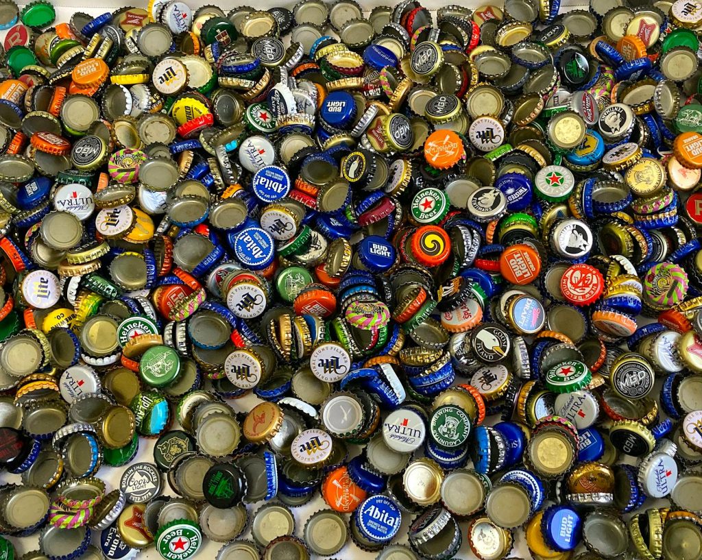 Bottle Cap Collection - beer soda colorful