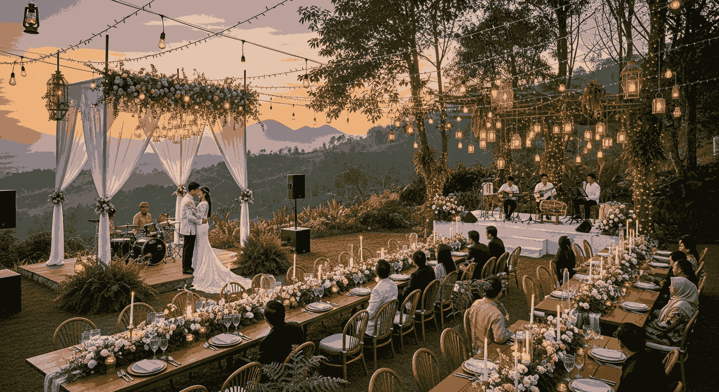 Panduan 10 Ide Pernikahan Outdoor yang Unik dan Mempesona di Sukabumi Panduan 10 Ide Pernikahan Outdoor yang Unik dan Mempesona di Sukabumi