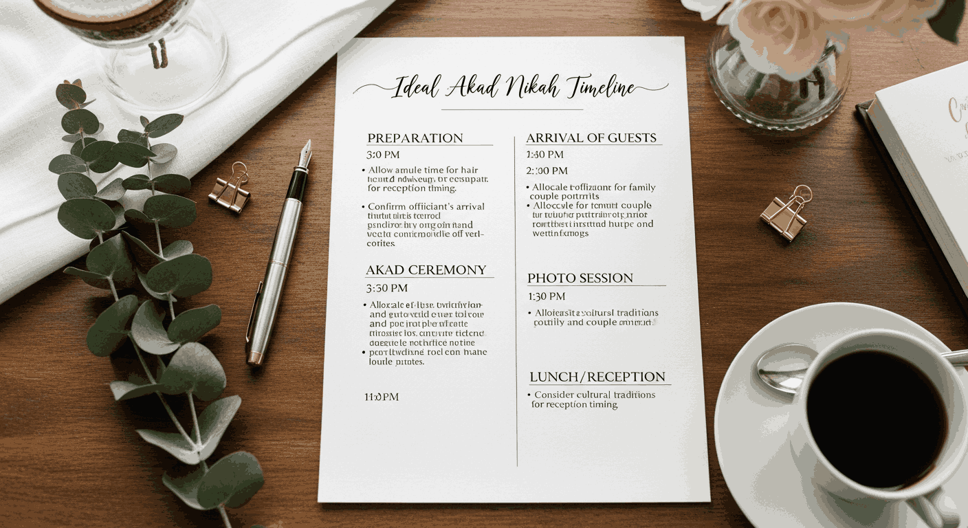 Cara Menentukan Jadwal Akad Ideal