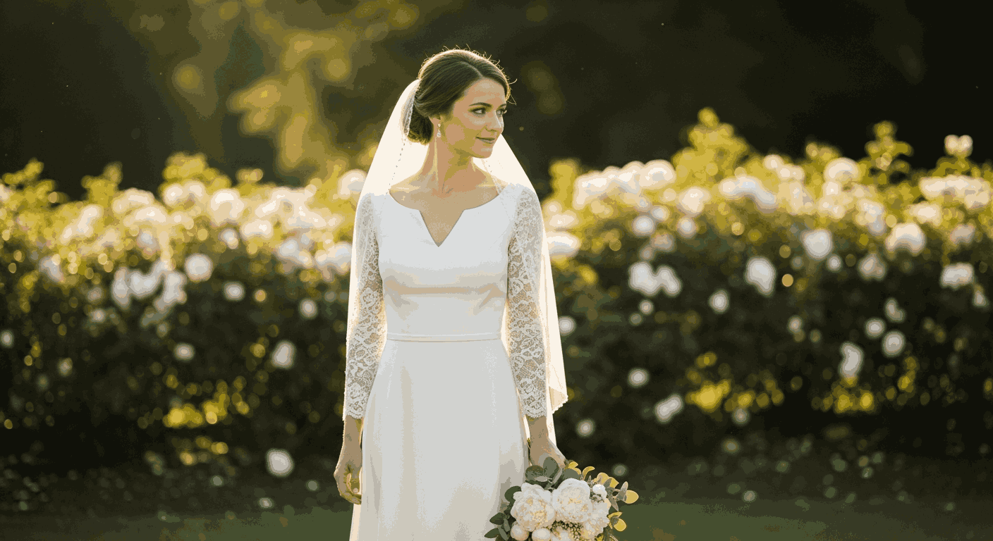 Gaun Pengantin Simple Elegan