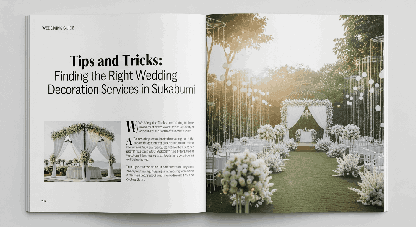 Panduan 10 Tips dan Trik untuk Menemukan Jasa Dekorasi Pernikahan yang Tepat di Sukabumi