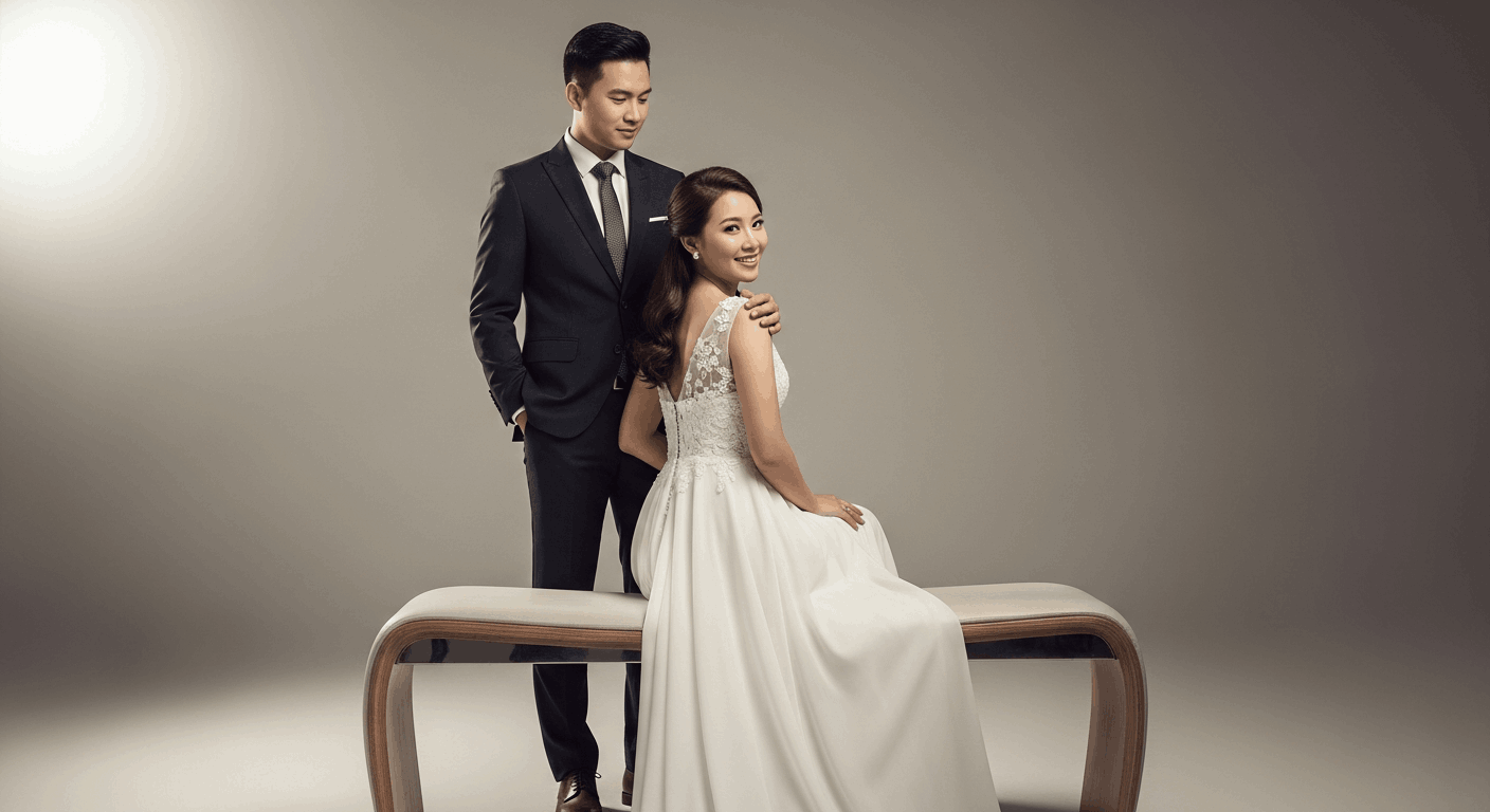 Panduan Foto Prewed Studio dengan Tema Modern Panduan Foto Prewed Studio dengan Tema Modern