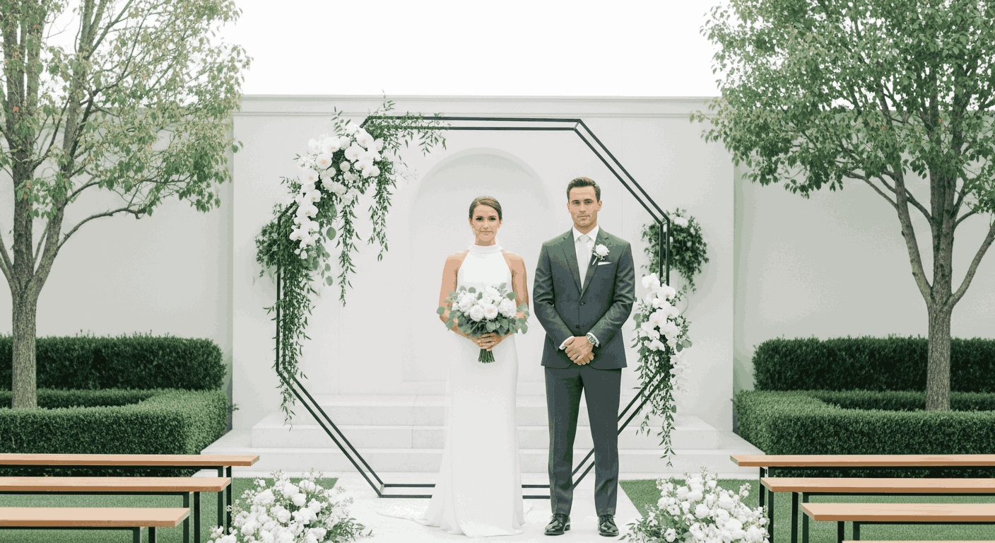 Pernikahan Modern Bergaya Minimalis