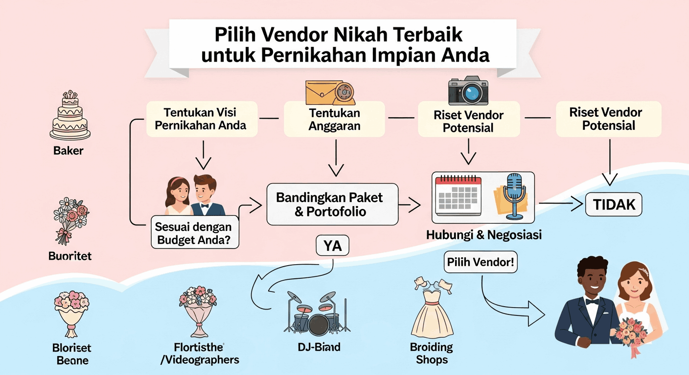 Panduan 9 Tips Pilih Vendor Nikah Terbaik untuk Pernikahan Impian Anda Panduan 9 Tips Pilih Vendor Nikah Terbaik untuk Pernikahan Impian Anda