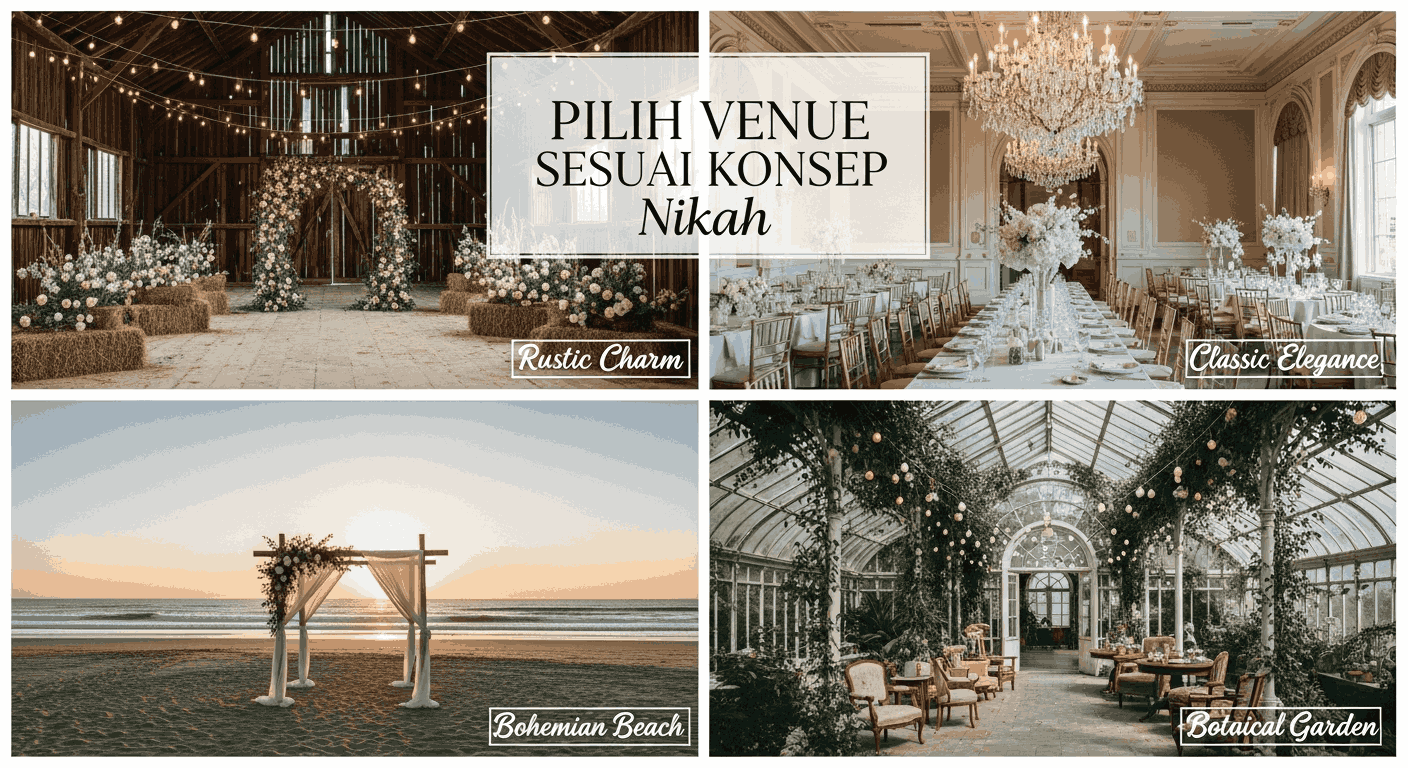 Tips Pilih Venue Sesuai Konsep Nikah