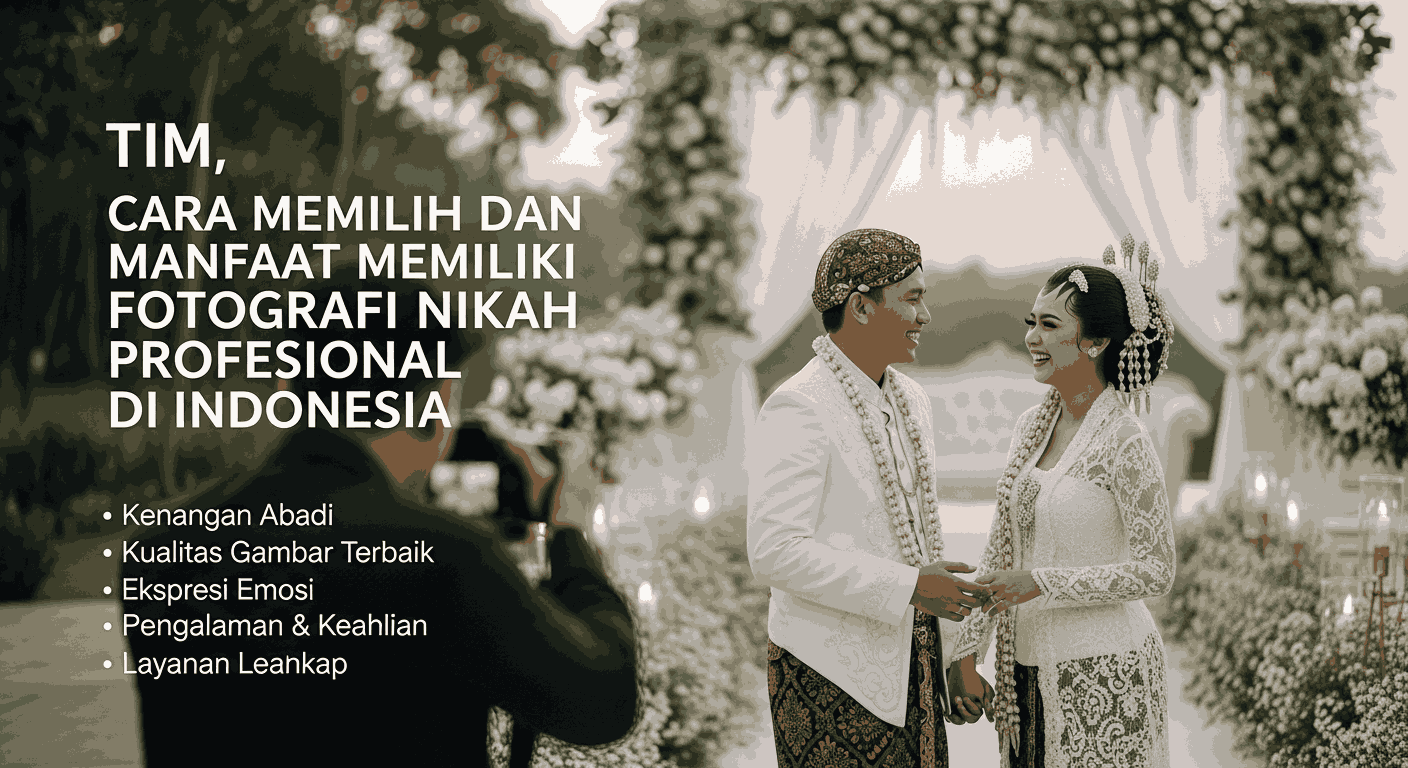 Tim Fotografi Nikah Profesional di Indonesia