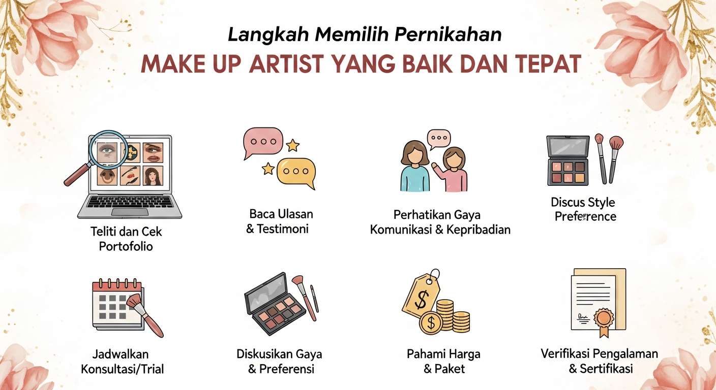 Panduan 10 Tips untuk Memilih MUA Pernikahan yang Tepat
