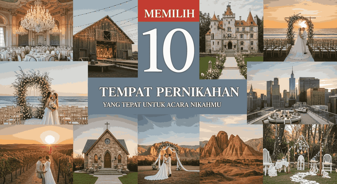 Panduan 10 Tips Pilih Venue Pernikahan yang Tepat untuk Acara Nikahmu