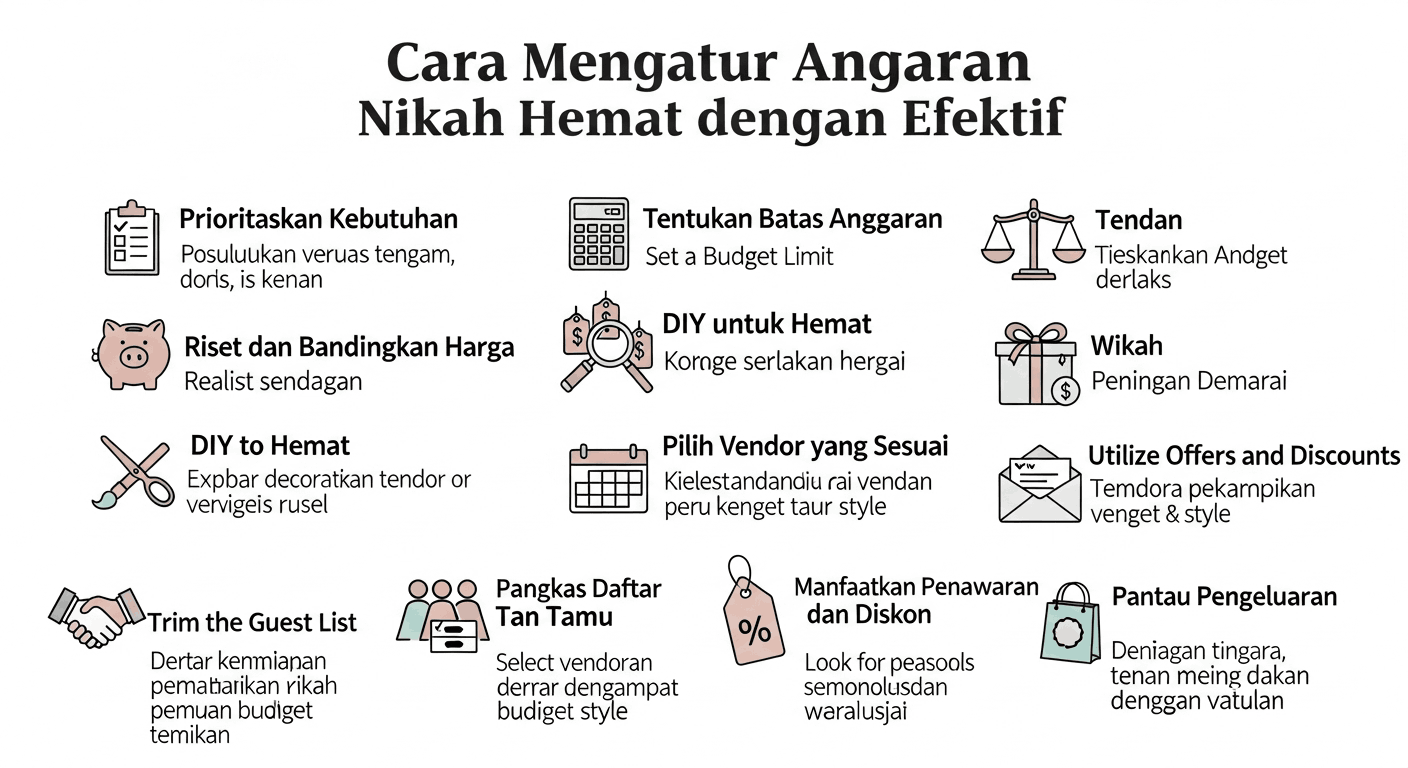 Cara Mengatur Anggaran Nikah Hemat dengan Efektif