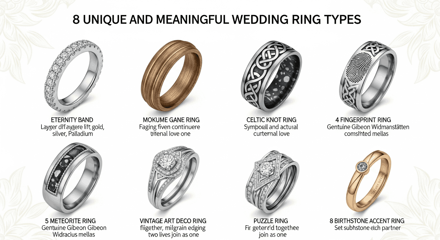 Mengenal 8 Jenis Cincin Nikah yang Unik dan Bermakna