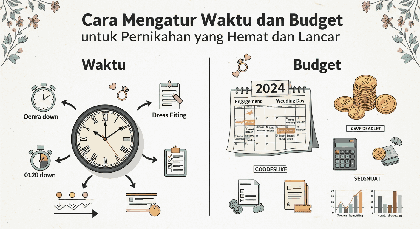 Cara Mengatur Waktu dan Budget untuk Pernikahan yang Hemat dan Lancar Cara Mengatur Waktu dan Budget untuk Pernikahan yang Hemat dan Lancar