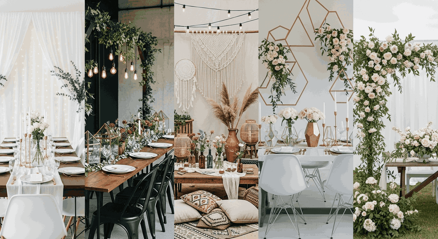 Mengenal 5 Jenis Dekorasi Nikah Modern yang Wajib Kamu Coba untuk Pernikahan Impian