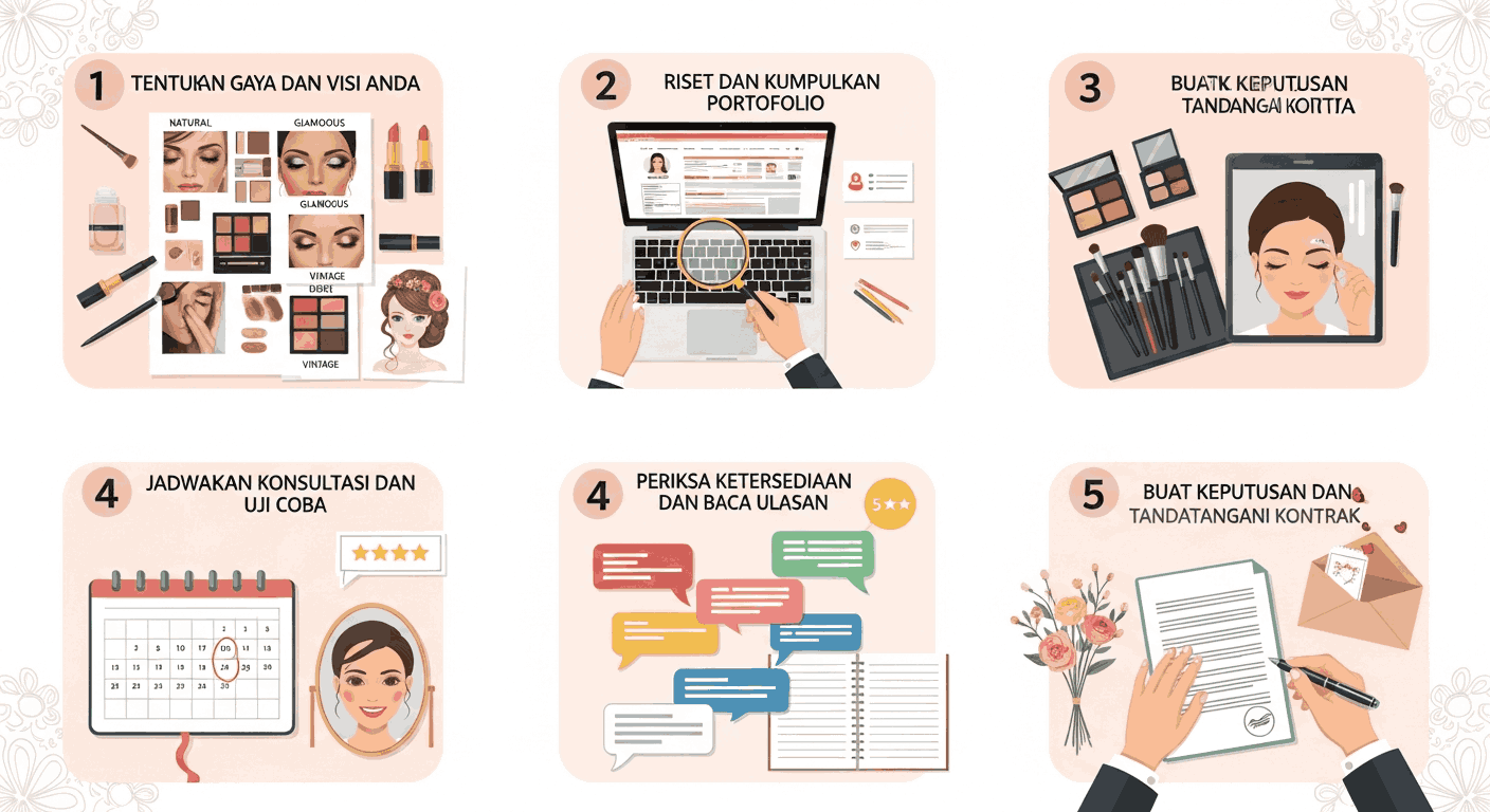 Panduan 5 Langkah Mudah untuk Memilih MUA Terbaik untuk Pernikahan Anda