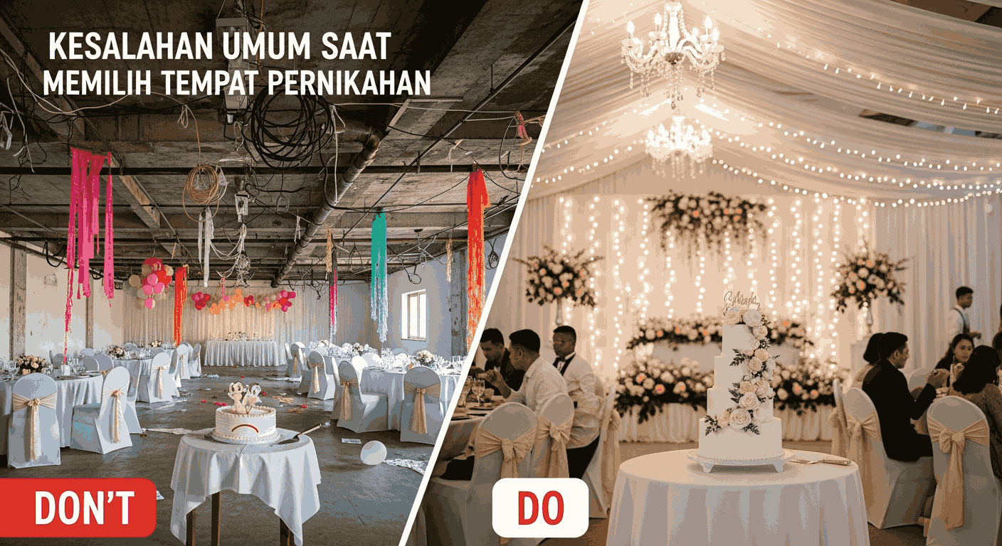 Panduan 10 Kesalahan Umum saat Pilih Venue Pernikahan: Jangan Sampai Anda Lupa Ini! Panduan 10 Kesalahan Umum saat Pilih Venue Pernikahan: Jangan Sampai Anda Lupa Ini!