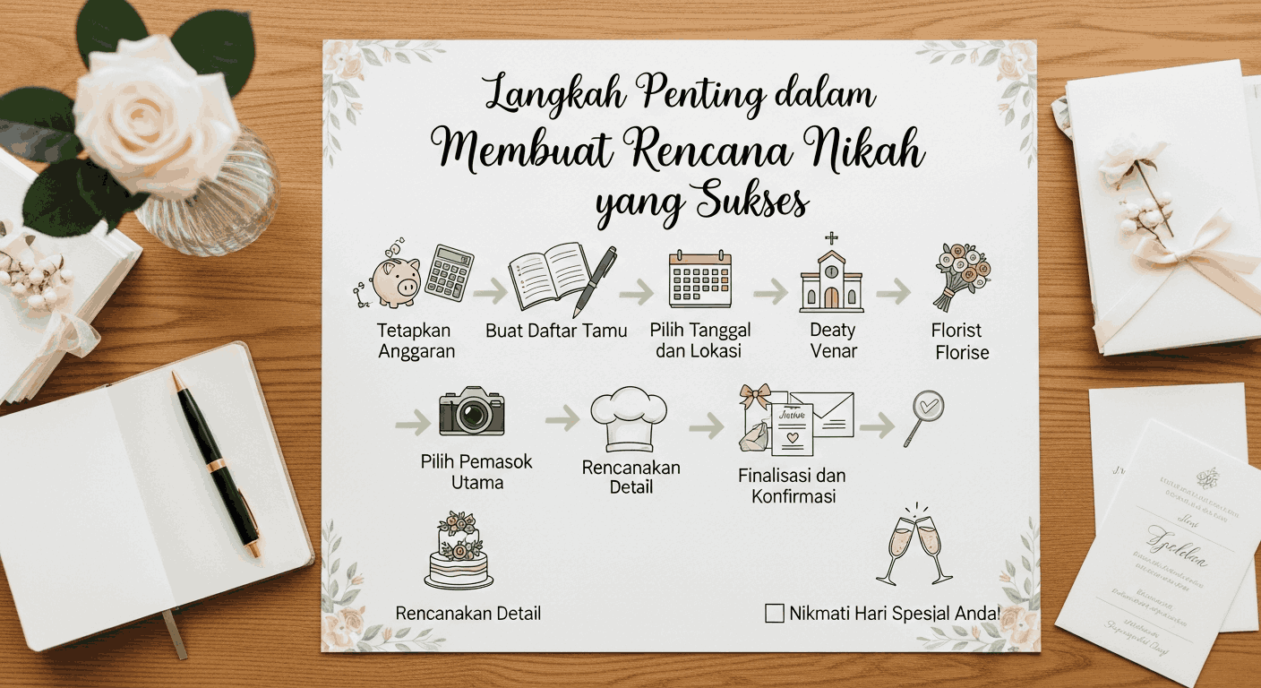 Panduan 7 Langkah Penting dalam Membuat Rencana Nikah yang Sukses