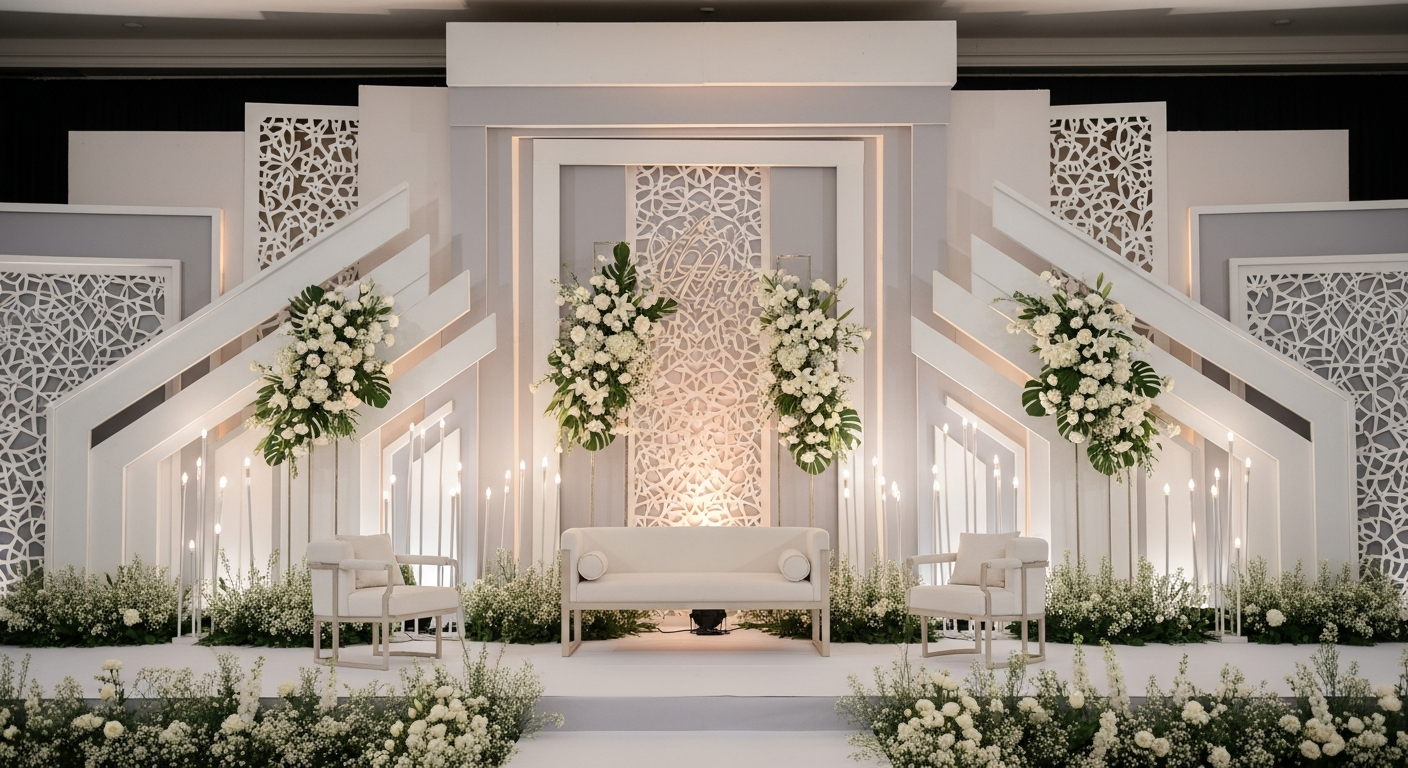 Pelaminan Modern Bergaya Kekinian