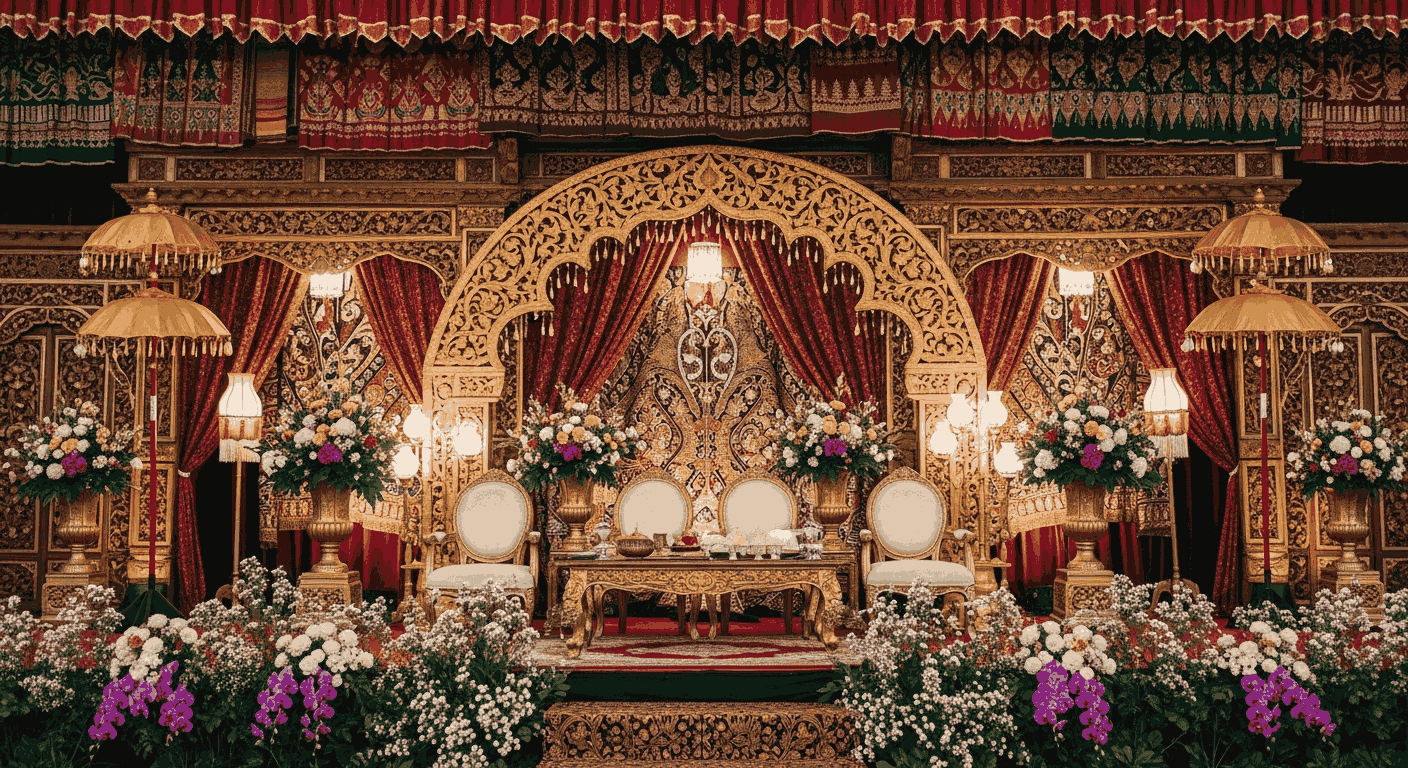 Pelaminan Tradisional yang Sarat Nilai Budaya