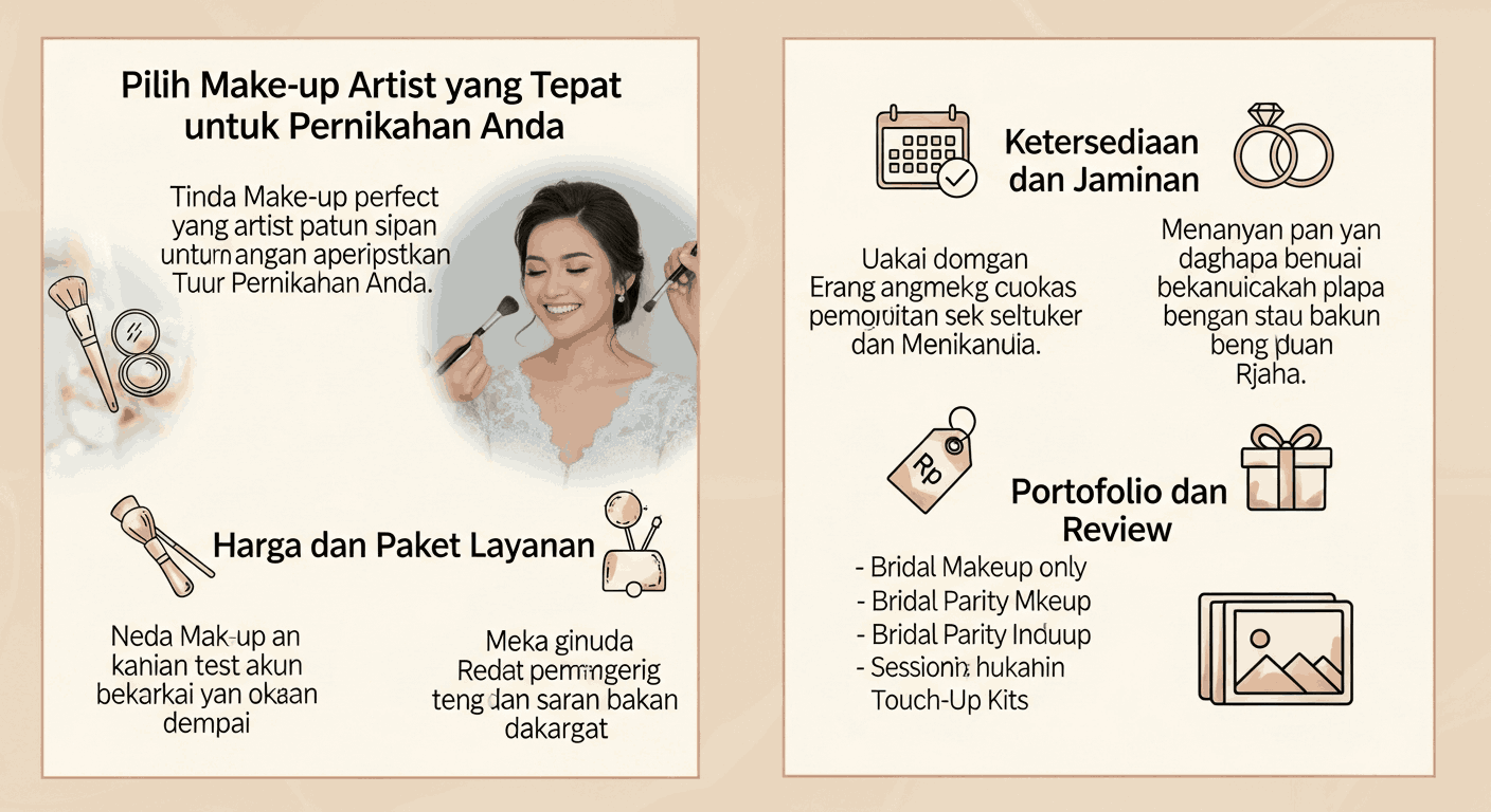 Panduan Pilih MUA yang Tepat untuk Pernikahan Anda: 7 Tips dan Pertimbangan untuk MUA Terbaik Panduan Pilih MUA yang Tepat untuk Pernikahan Anda: 7 Tips dan Pertimbangan untuk MUA Terbaik