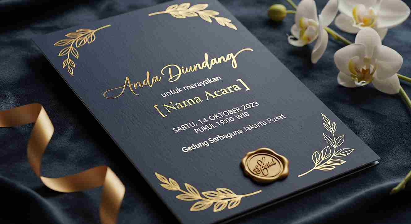 Undangan Cetak Eksklusif untuk Momen Spesial