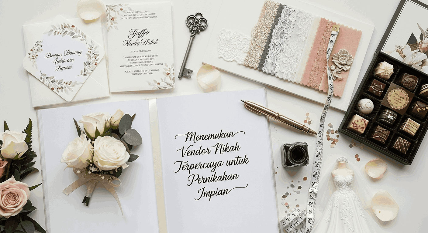 Panduan 10 Tips Menemukan Vendor Nikah Terpercaya untuk Pernikahan Impian Panduan 10 Tips Menemukan Vendor Nikah Terpercaya untuk Pernikahan Impian