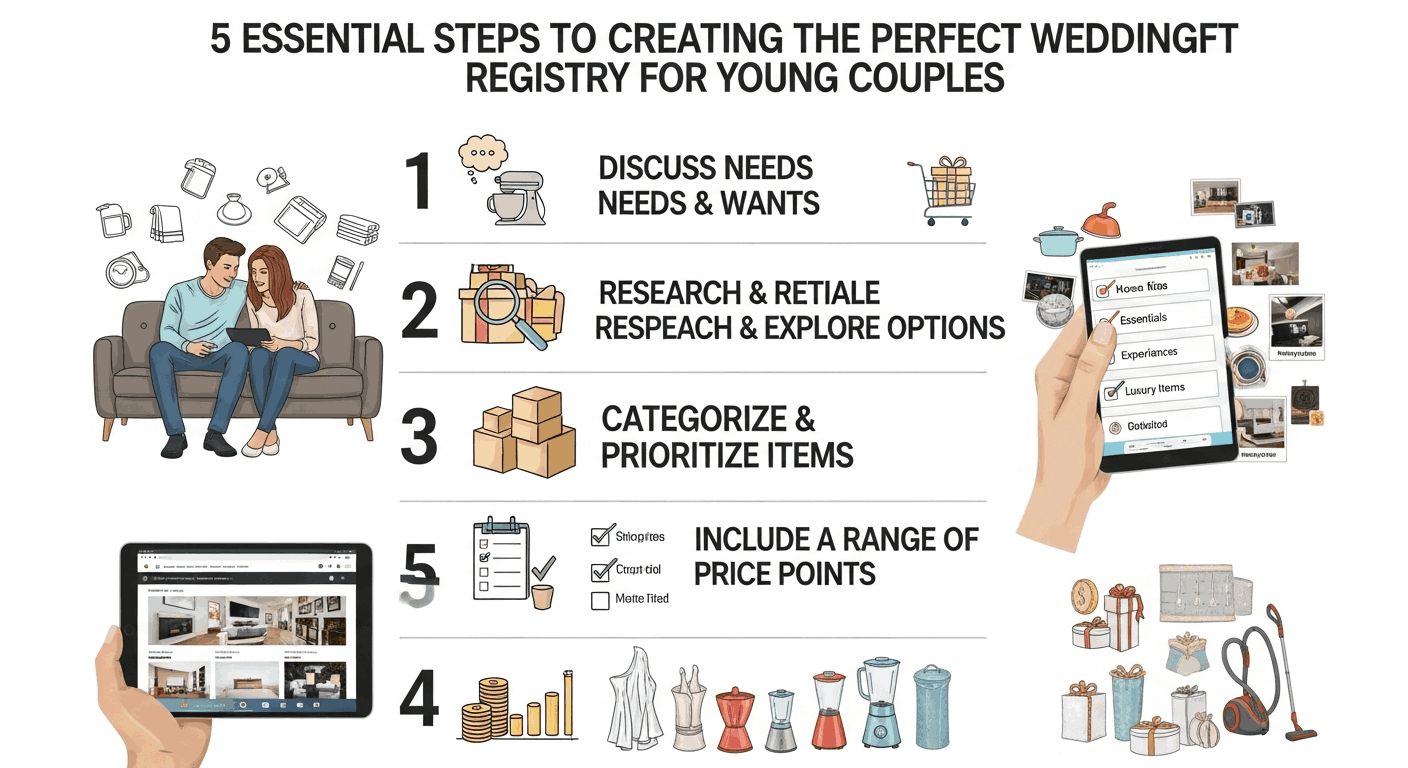 Panduan 5 Langkah Penting dalam Membuat Daftar Hadiah yang Tepat untuk Pasangan Muda Panduan 5 Langkah Penting dalam Membuat Daftar Hadiah yang Tepat untuk Pasangan Muda