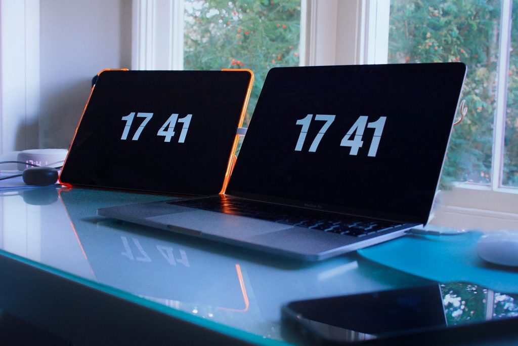 Workspace: Synced Screens in Natural Light