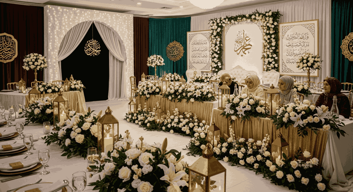 Panduan 15 Tips Dekorasi Pernikahan Islami yang Elegan dan Bermakna Panduan 15 Tips Dekorasi Pernikahan Islami yang Elegan dan Bermakna