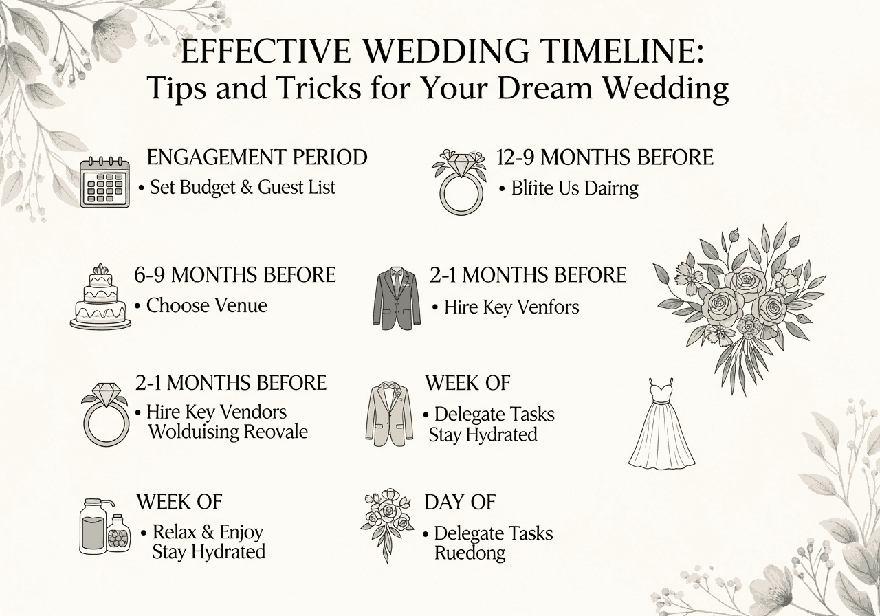 Rahasia Mengatur Waktu Pernikahan yang Efektif: Tips dan Trik untuk Pernikahan Impian Rahasia Mengatur Waktu Pernikahan yang Efektif: Tips dan Trik untuk Pernikahan Impian